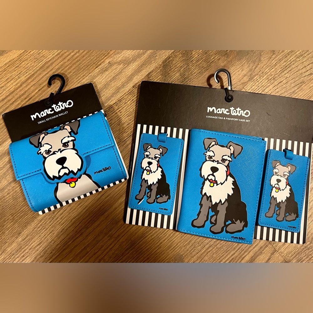 Marc Tetro Wallet, Passport & Luggage Tag Set